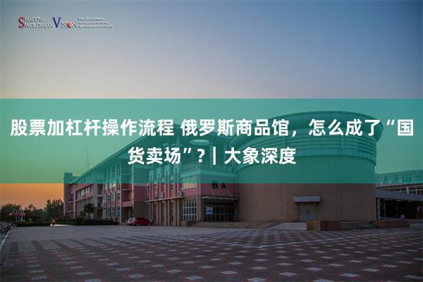 股票加杠杆操作流程 俄罗斯商品馆，怎么成了“国货卖场”?｜大象深度